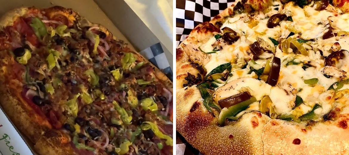 Pizza At the Cove Menu