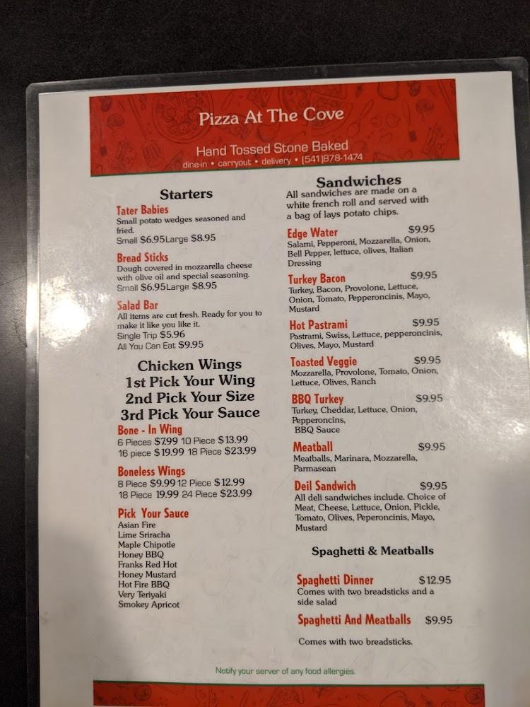 Pizza At the Cove Menu image 3