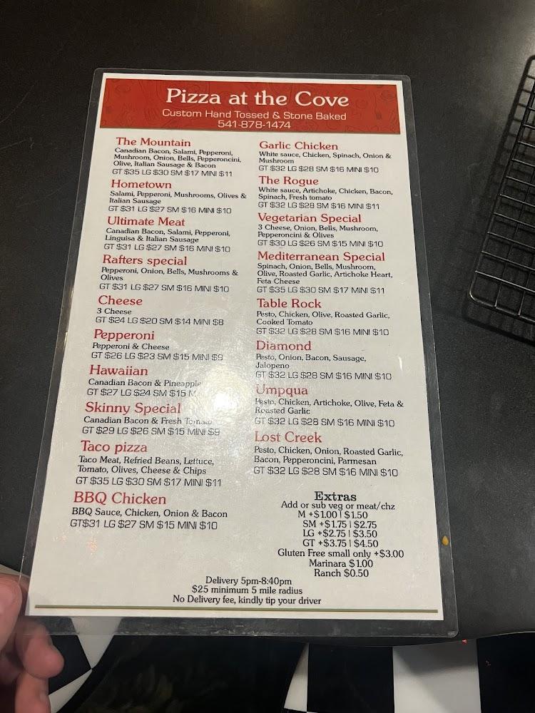 Pizza At the Cove Menu image 4
